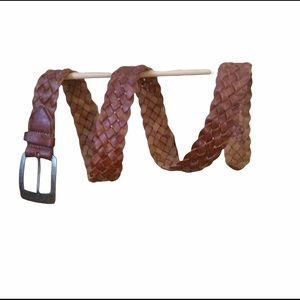 Leather Vintage Brown Belt Size 36/38